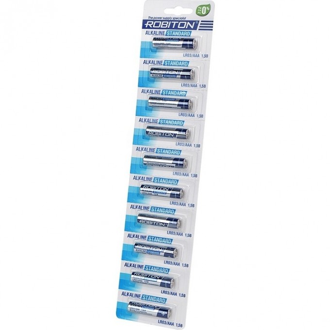 Элемент питания ROBITON STANDARD LR03 BL10 14284 Элемент питания ROBITON STANDARD LR03 BL10 14284