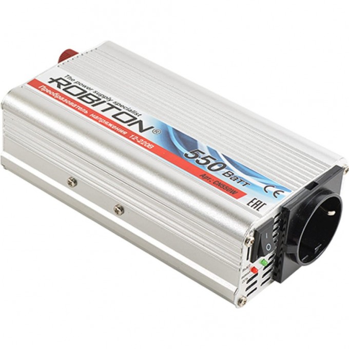 Инвертор 12V-220V ROBITON CN550W 15837 Инвертор 12V-220V ROBITON CN550W 15837