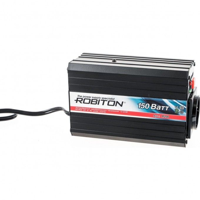 Инвертор 12V-220V ROBITON R200 11459 Инвертор 12V-220V ROBITON R200 11459
