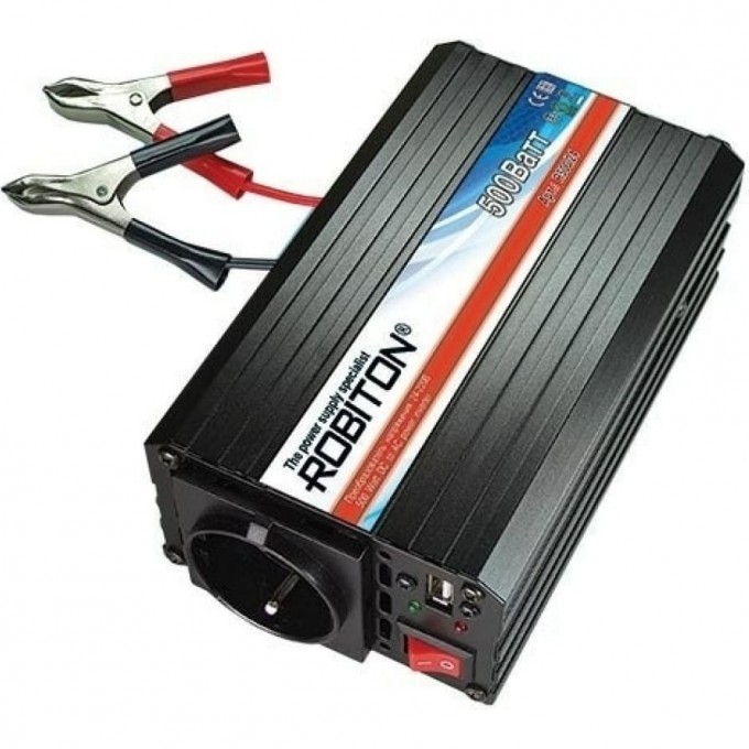 Инвертор 24V-220V ROBITON R500/24V 13202 Инвертор 24V-220V ROBITON R500/24V 13202