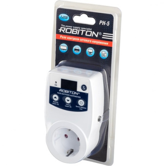Реле контроля напряжения ROBITON РН-5 18544 Реле контроля напряжения ROBITON РН-5 18544